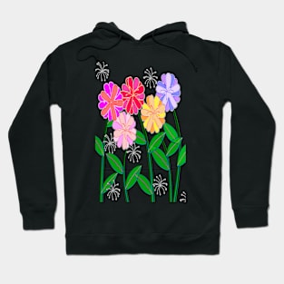 Plasticine Flowers with Dandelion Seed Hoodie